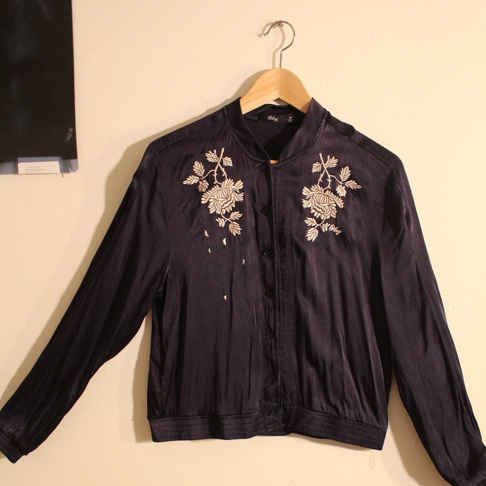 Obey Lightweight Embroidered Bomber 😈